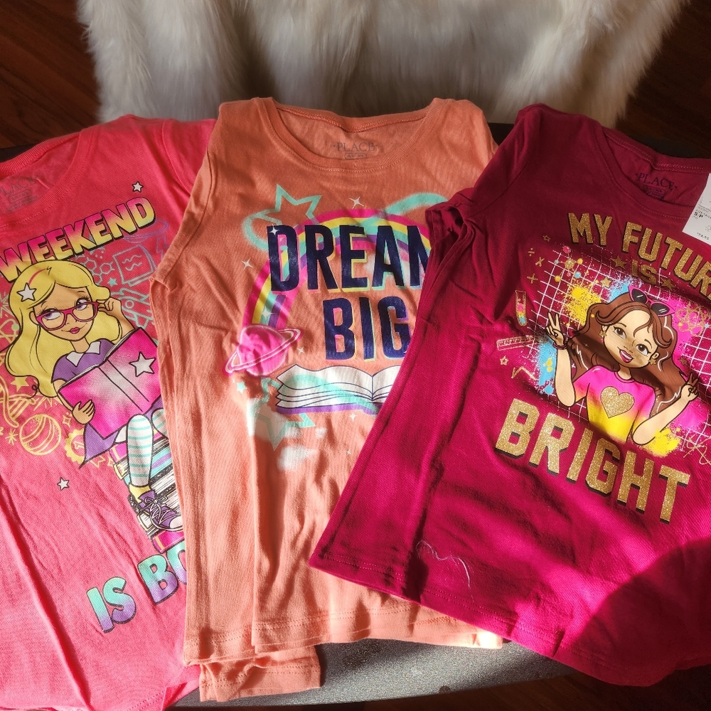 3 girls tee shirts sold separately or pack of 3